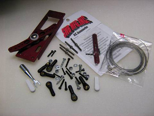 SWB SERVOTRAY KIT 4" HITEC 1-SERVO KOMPL