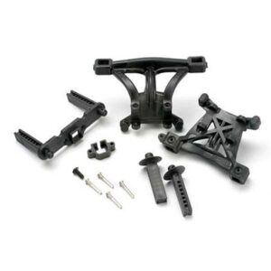 v02_DD99D67F9B41C8A91B536B8A5FCC76AE.jpg FRONT/REAR BODY MOUNTS W/POSTS & PINS REVO - TRAXXAS