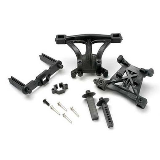 FRONT/REAR BODY MOUNTS W/POSTS & PINS REVO - TRAXXAS