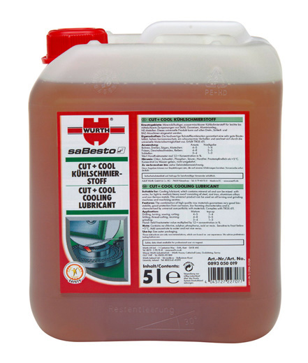 BOR/SKJÆREOLJE CUT+COOL 5L 0893050030086