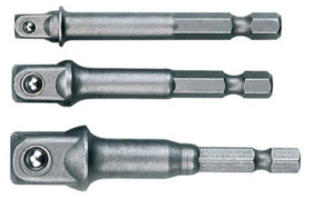 ADAPTER. BIT TIL 1/4"- 3/8" - 1/2" - TOPEX