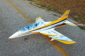 SEBART AVANTI XS 1,9M WITHE/YELLOW W/LANDING GEAR