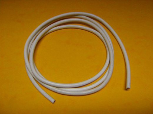 SILIKONKABEL 14G HVIT 1M