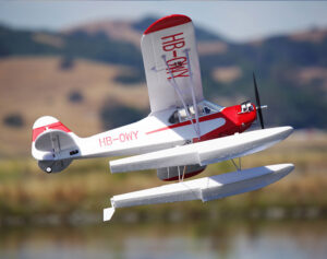 J3 CUB V4 1400MM W/FLOATS REFLEX V2-GYRO PNP FMS