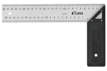 VINKELHAKE 30CM ALU - LUNA