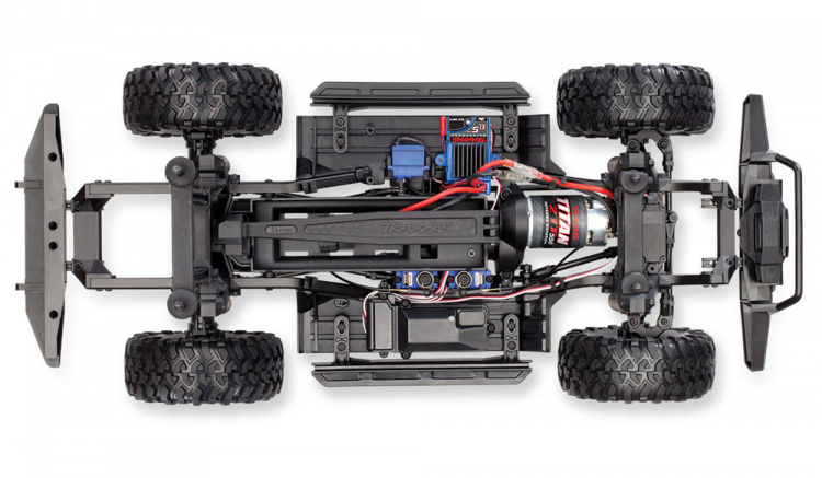 LAND ROVER DEFENDER SCALE & TRAIL 4WD BLÅ - TRAXXAS