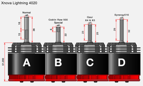 XNOVA LIGHTNING 4020-900 SHAFT B - Bilde 2