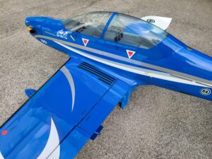 v02_E7A02AE610EAA542B44B440ACB316BBB.jpg SEBART PILATUS PC-21 XL V2 BLUE W/LANDING GEAR