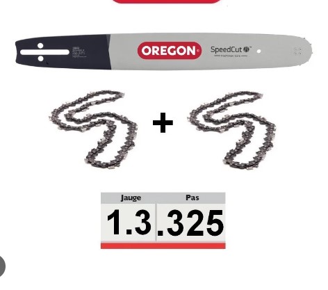 SVERD OG KJEDEPK. 18" ,325"X 1,3 72LEDD SPEED CUT ALU