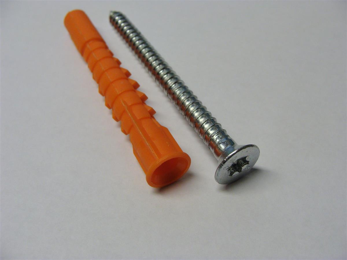 FASADEPLUGG LETTBETONG/LECA 10X80MM SENK. TX40 - Bilde 1