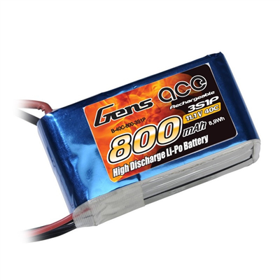 GENS ACE 3S-800-40C-JST