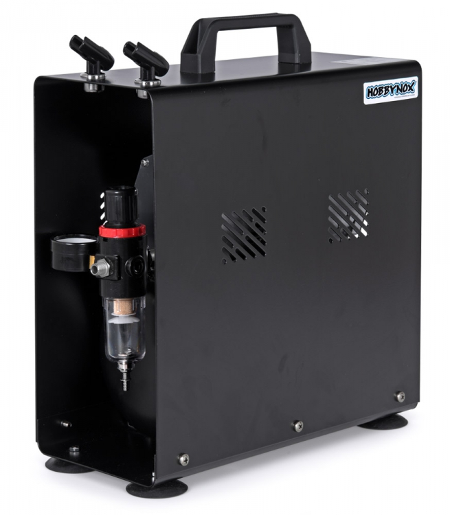 AIRBRUSH COMPRESSOR 1/6HP W/3L TANK (0-4BAR)