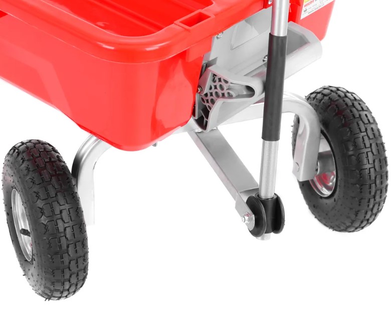 HAGEVOGN HECHT MAX.150KG 4-HJUL. M/SVING. OG TIPP, PLAST