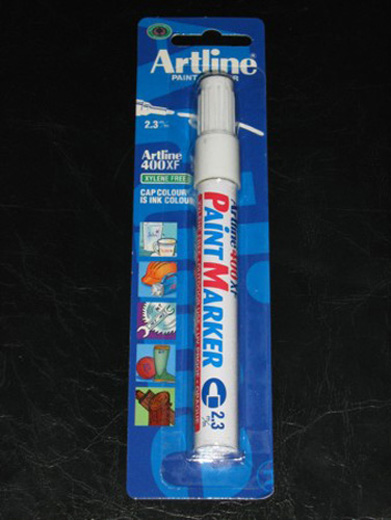MERKEPENN / TUSJ ARTLINE 400XF - HVIT 27100205