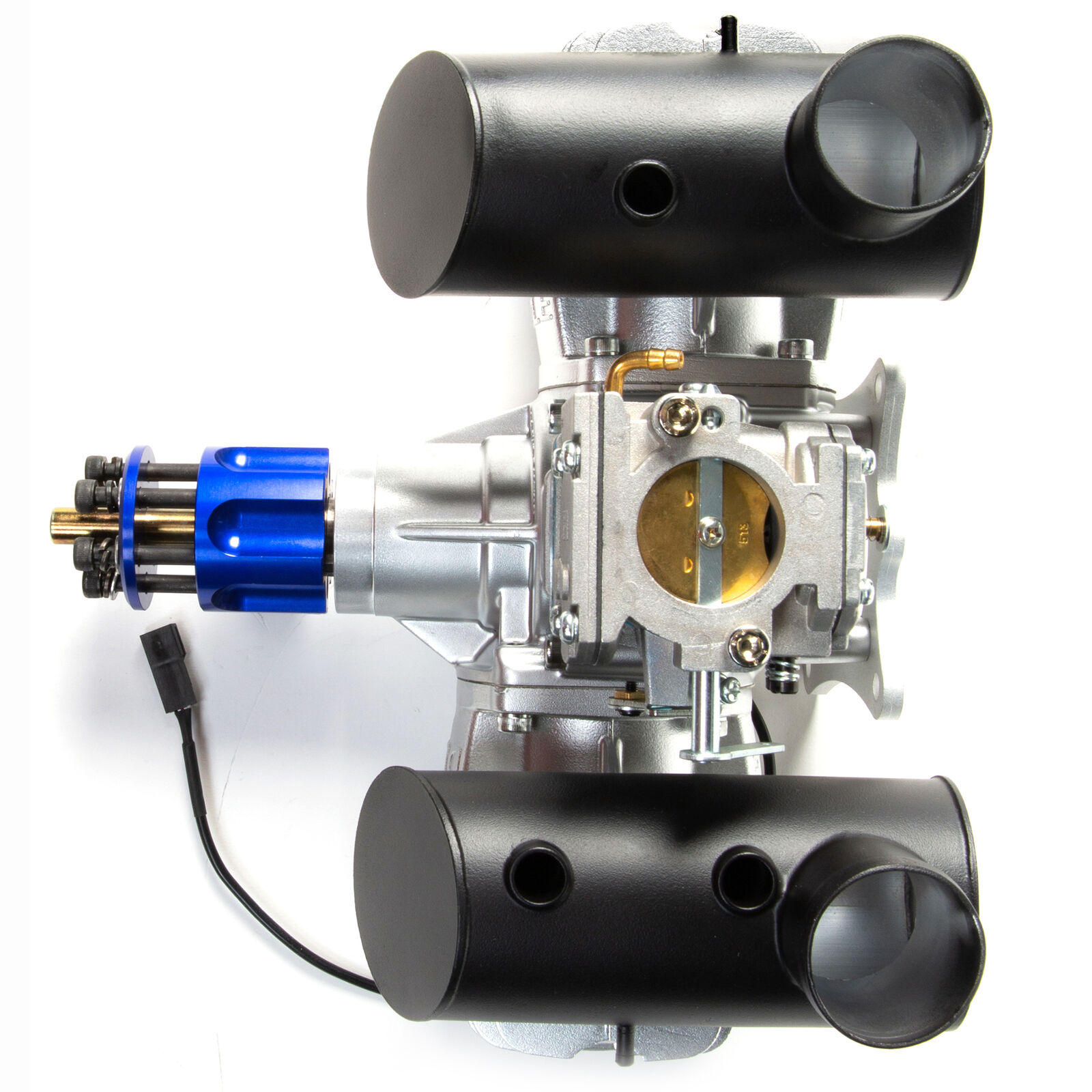 DLE 130CC TWIN BENSINMOTOR MED POTTE OG TENNING - Bilde 6