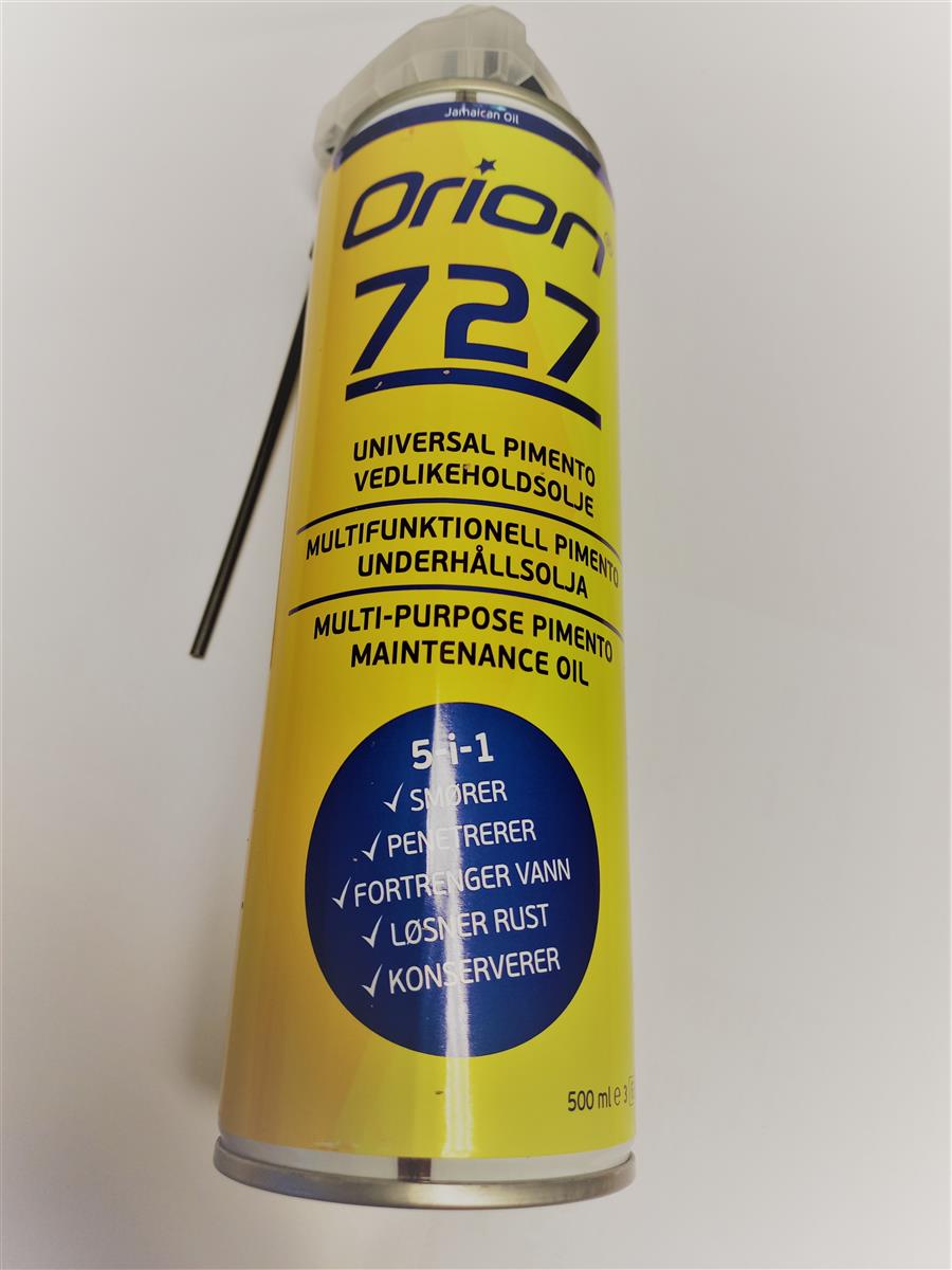 ORION 727 VEDLIKEHOLDSOLJE M/ JAMAICA BASE SPRAY 500ML - Bilde 1