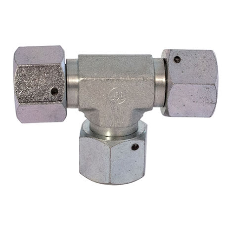 T-STYKKE 3/8" BSP M/SVIVEL I ALLE ENDER