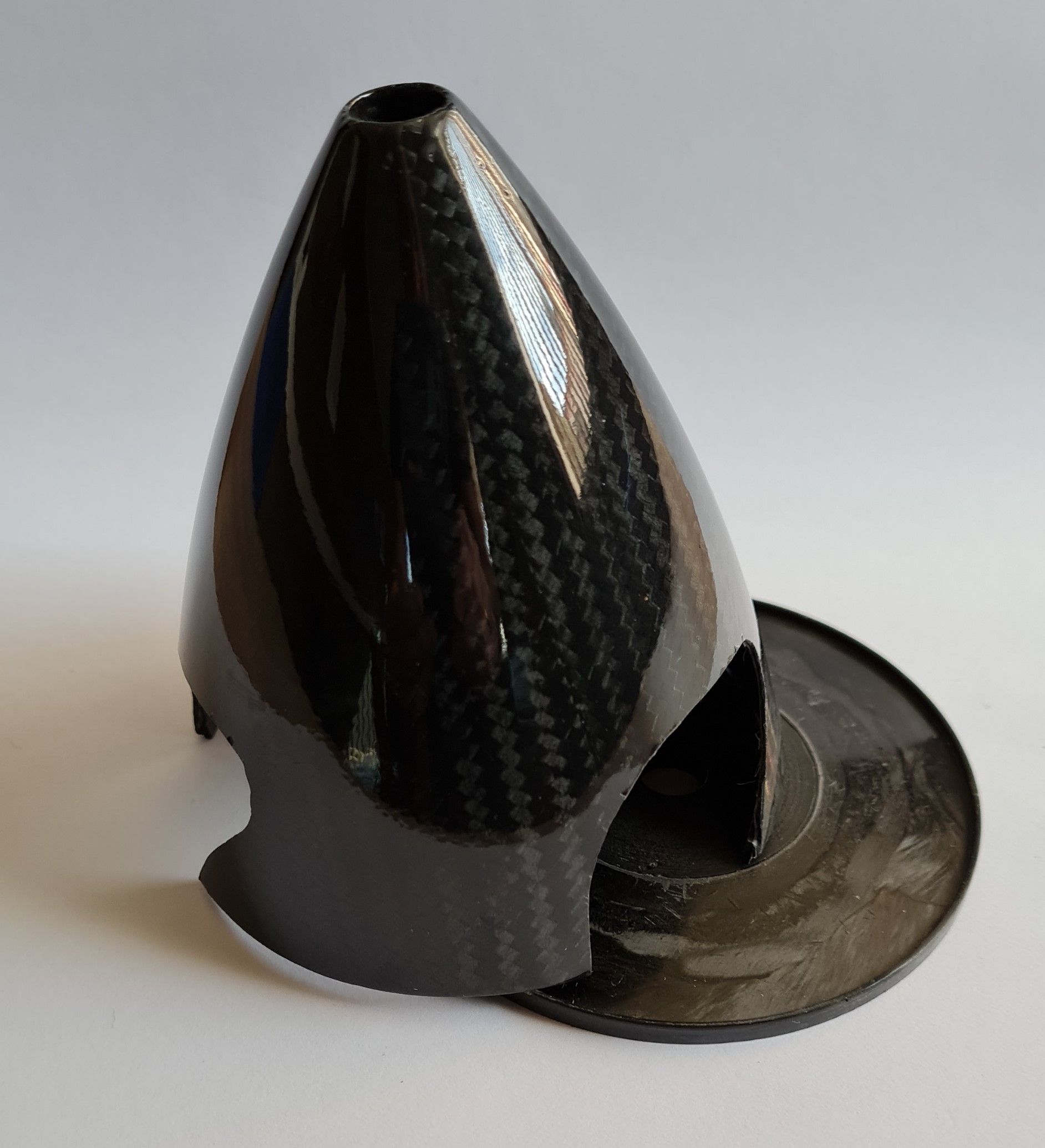 CARBON SPINNER 3,5" - 3-BLADE - CARBON BACKPLATE - Bilde 1