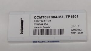 SKJÆR CCMT09T304-M3 TP1501 - SECO