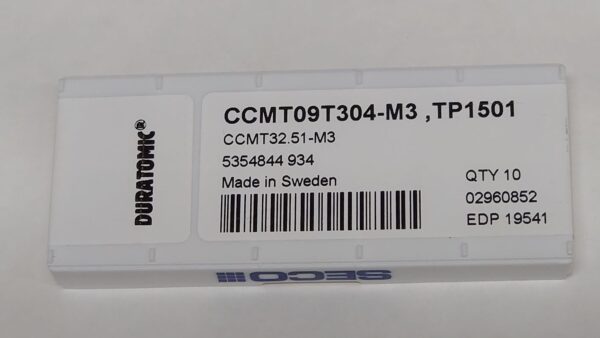 SKJÆR CCMT09T304-M3 TP1501 - SECO - Bilde 6
