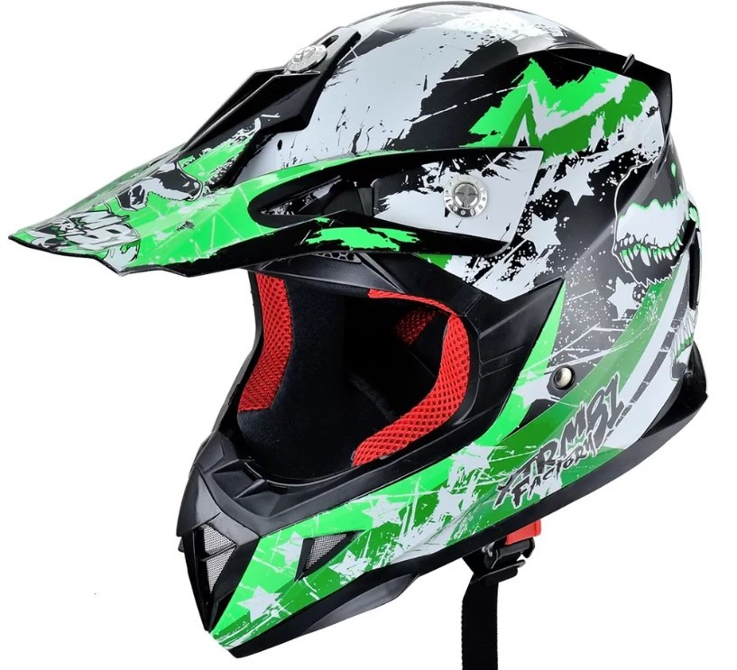 CROSS / ATV HJELM HECHT GRØNN ABS XL(61-62) 1350G