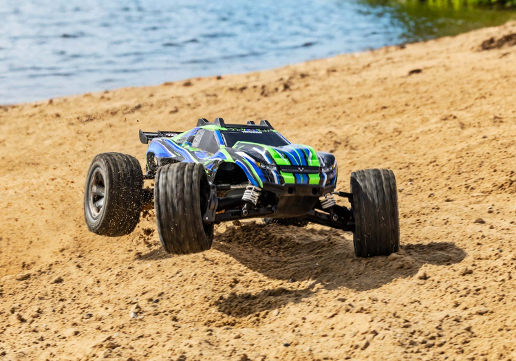 RUSTLER 4X4 VXL TQI TSM GREEN- TRAXXAS