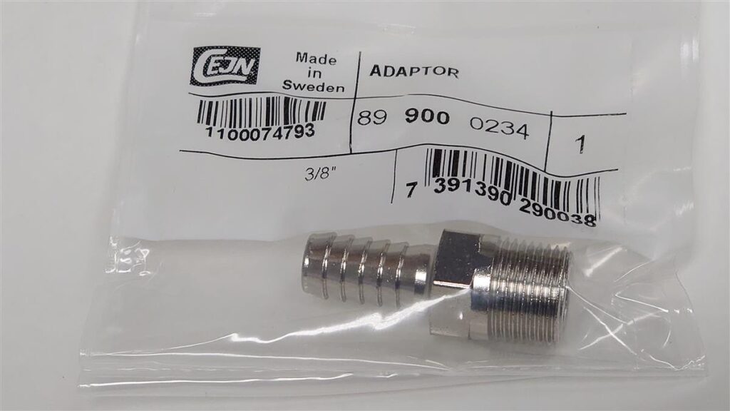ADAPTER KR 3/8 UTVENDIG X3/8 SLANGE - CEJN