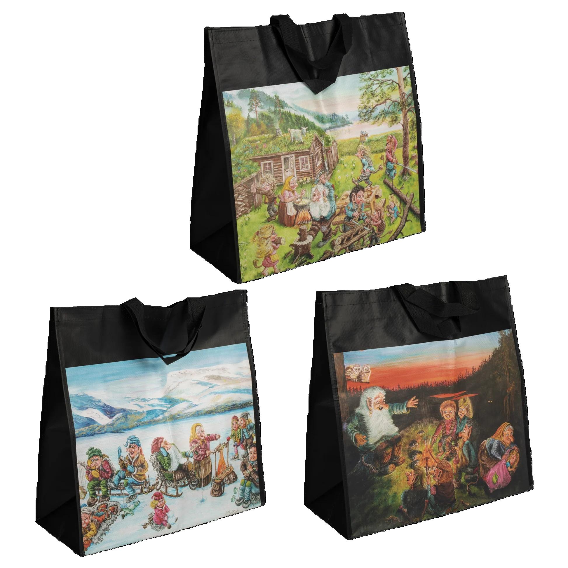 VEDBAG 45 LITER TROLLMOTIV - ASSORTERT - Bilde 3