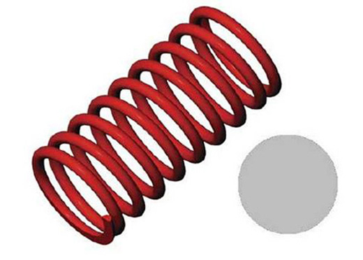 STØTDEMPERFJÆRER 4.9 SØLV (120MM) STD FORAN - REVO - TRAXXAS
