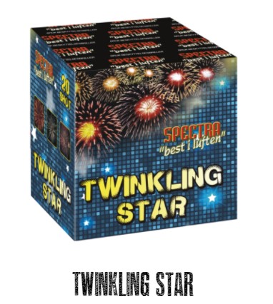 TWINKLING STAR 20 SKUDD - SPECTRA