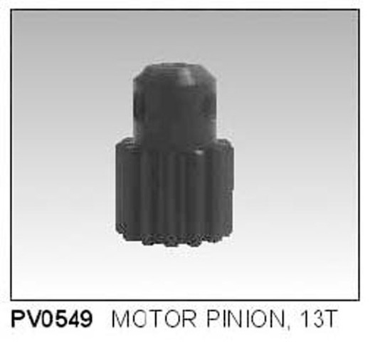 MOTOR PINION 13T, RAPTOR E550/620