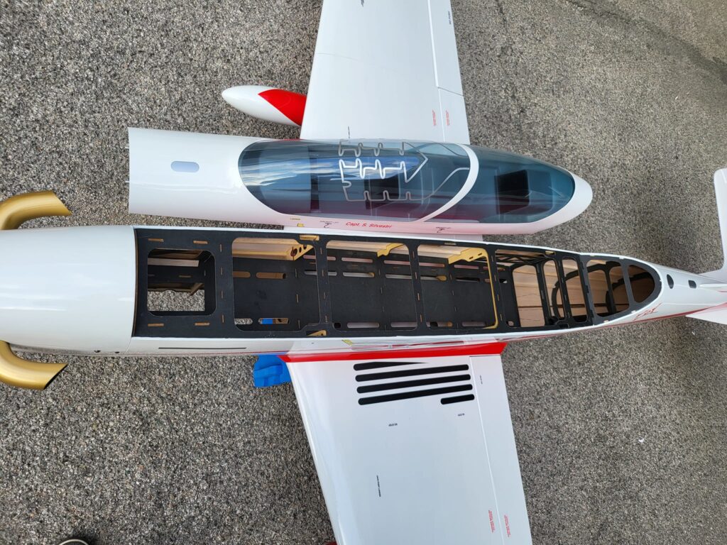 SEBART PILATUS PC-21 XL V2 BLUE W/LANDING GEAR