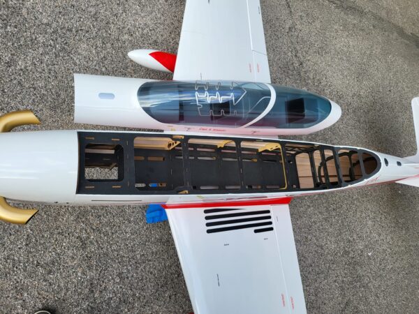 SEBART PILATUS PC-21 XL V2 BLUE W/LANDING GEAR - Bilde 5