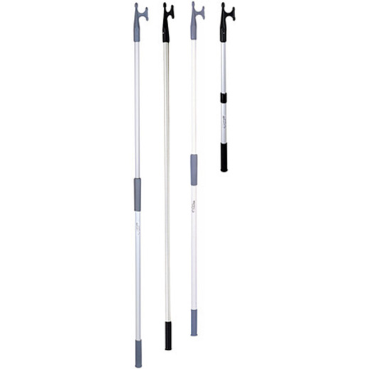 BÅTSHAKEALUM. TELESKOPISK 120-196 CM WHITE LANE