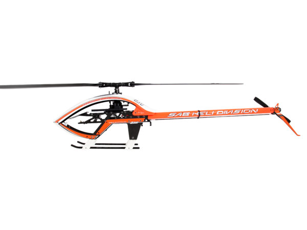 GOBLIN RAW 700 WHITE/ORANGE KIT W/BLADES - Bilde 2