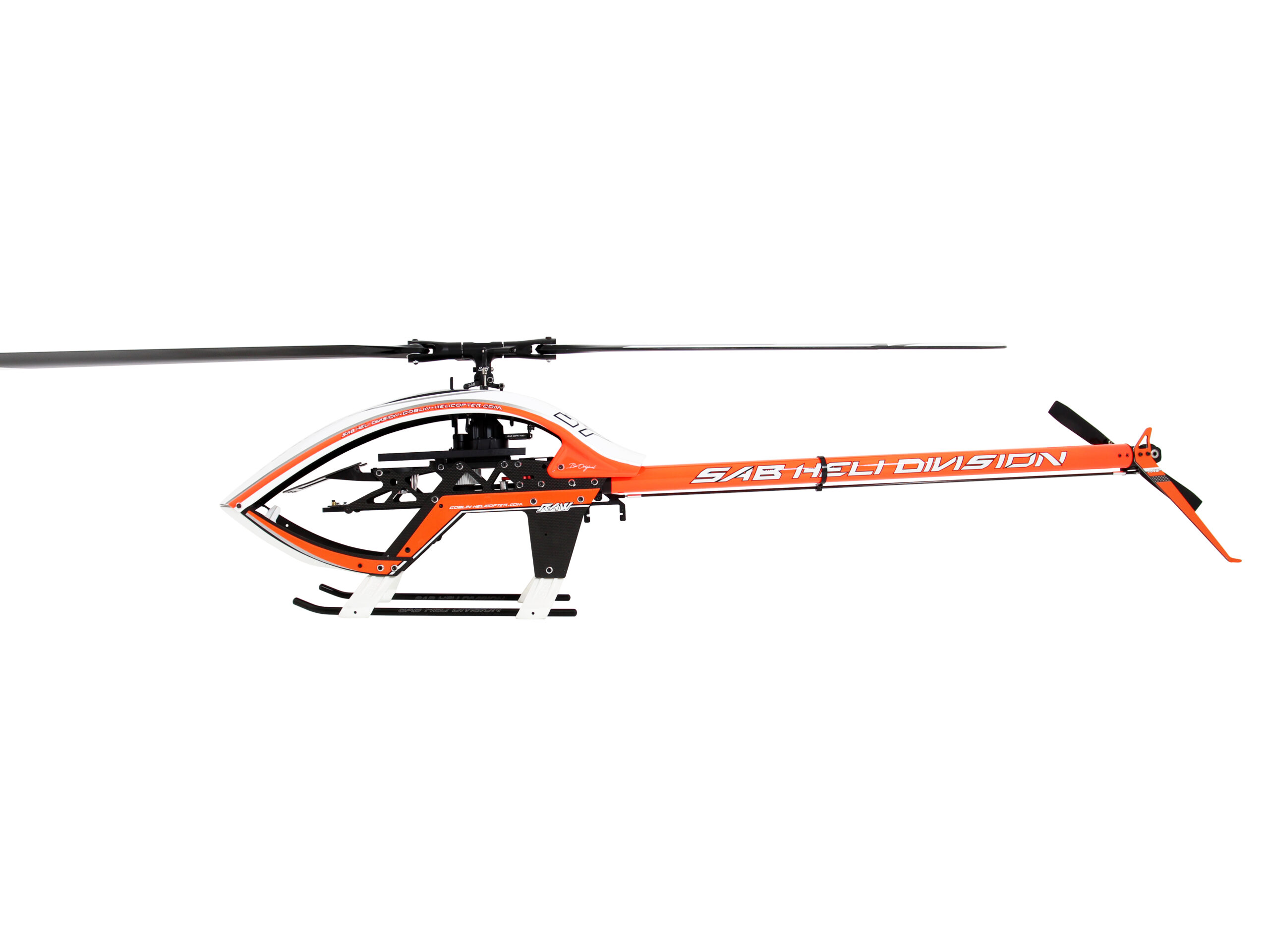 GOBLIN RAW 700 WHITE/ORANGE KIT W/BLADES - Bilde 2