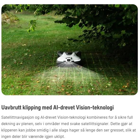 HUSQVARNA AUTOMOWER AM 410VE NERA-EDGECUT- ROBOTKLIPPER - Bilde 7