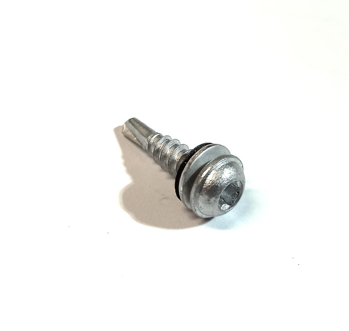 SELVBORENDE SKRUE KOMBI IQ MINI 4,8X19 TX25 E10 BLANK BORK.0,9-2MM - Bilde 1