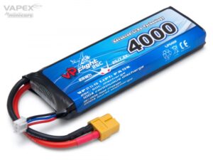 v02_F9674115B68347845561E72DF10F80F5.jpg VAPEX LIPO BATTERI 2S 7,4V 4000mAh 25C XT60 KONTAKT