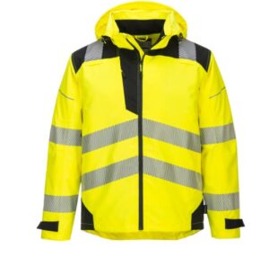 PW360 - PW3 EXTREME BREATHABLE RAIN JACKET GUL/SORT - PORTWEST