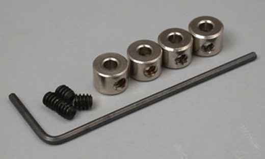 HJULSTOPPER 1/8 (3,2MM) 4 STK GREATPLANES 4304