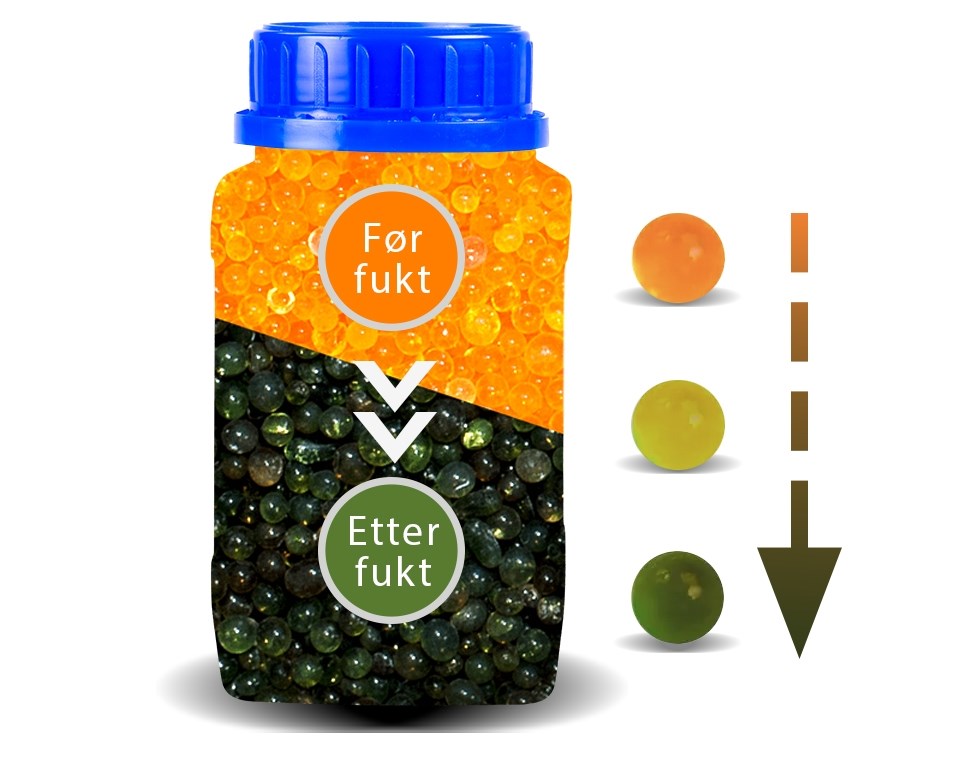 RADIUS DESICANT 500g SILICA GEL - ORANGE