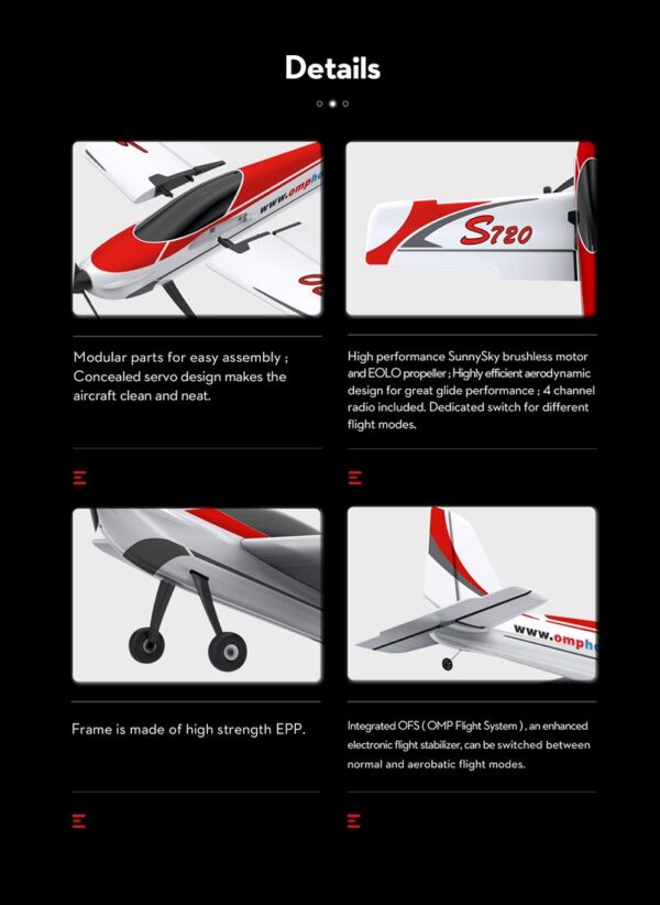 OMP S720 RTF GYRO - Bilde 9