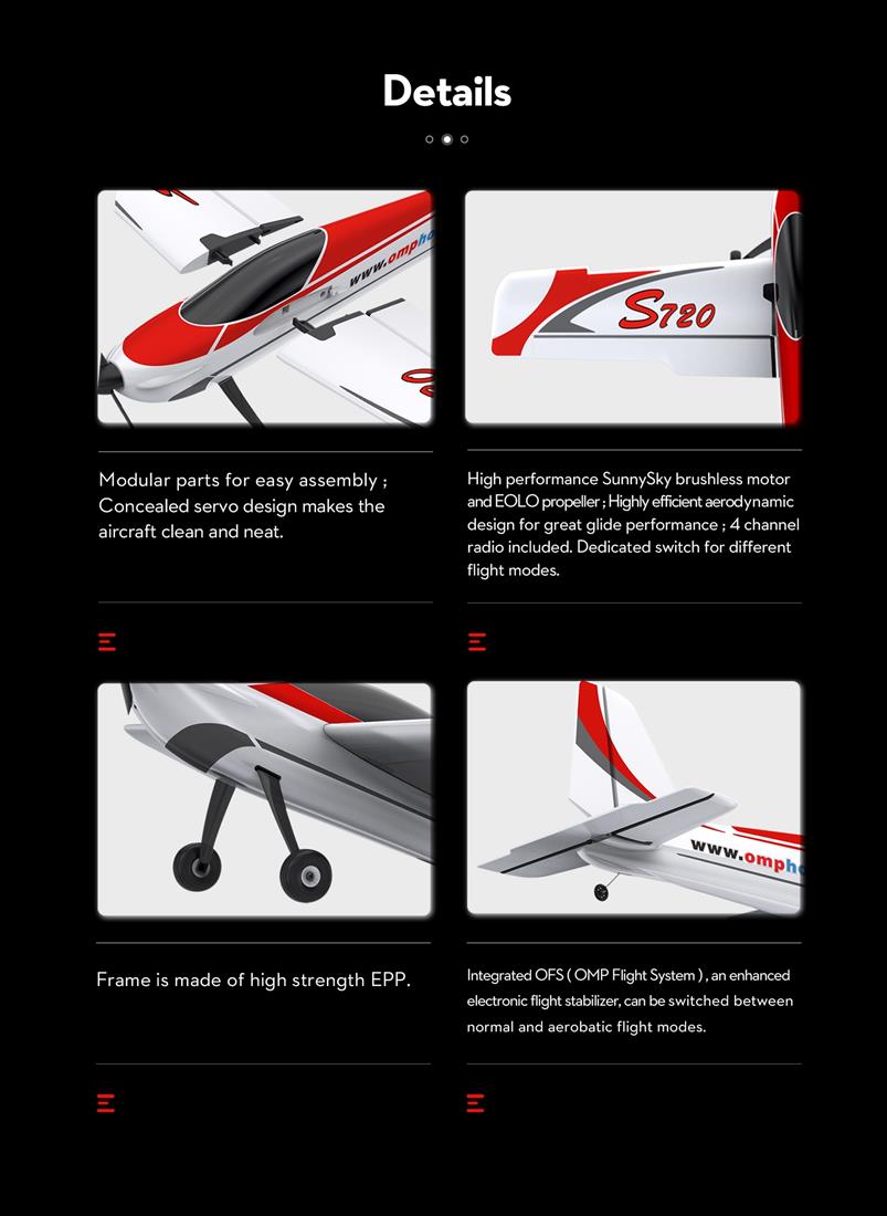 OMP S720 RTF GYRO - Bilde 9