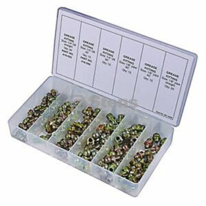 SMØRENIPLER I TOMMER SORTIMENT 1/4 OG 1/8" 110 STK