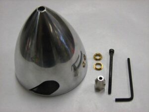 SPINNER ALUMINIUM 64MM KOMPLETT