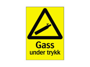 v02_FEF3E2A8CCC3DE84B440E4B5EC2FCE10.jpg VARSELSKILT "GASS UNDER TRYKK" - 210 X 297MM