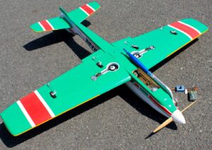 CURARE PATTERN .61-.75 ARF GREEN EL-RETRACT SEAGULL